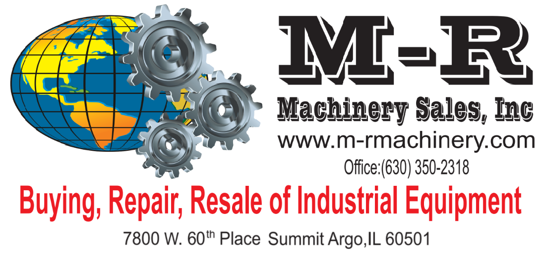 M-R Machinery Sales, Inc. — Buying, Repair, Resale of Industrial Equipment