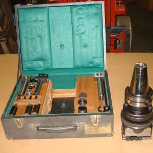 Boring head with attachments