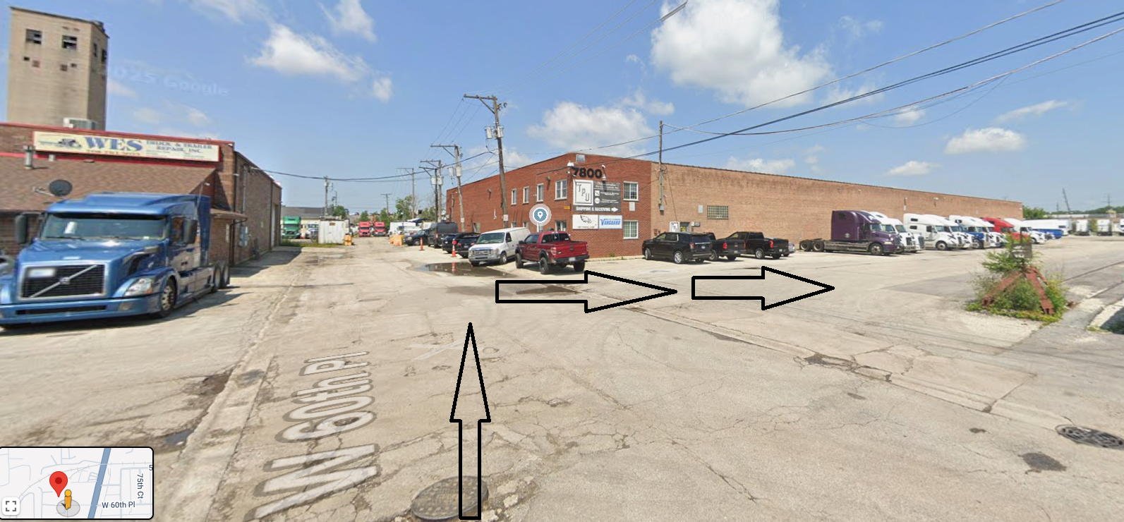 M-R Machinery Sales Building - Street View